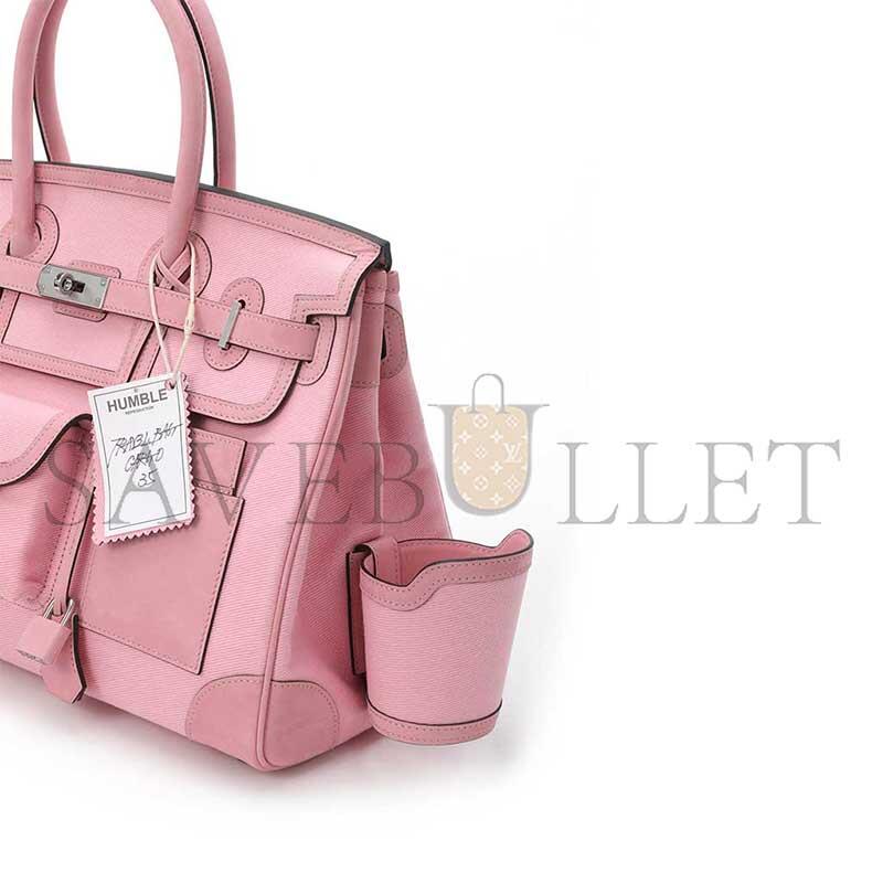 HERMÈS MASTER TRAVEL BAG CARGO 35 PINK 360784 (25*20*13cm)